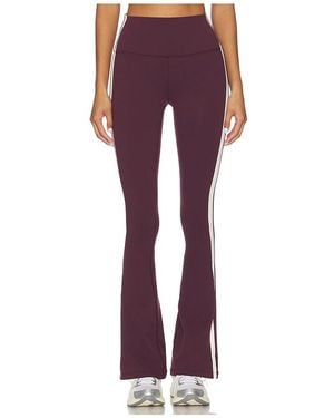 Splits59 Raquel High Waist Supplex Flare 32 Legging - Red