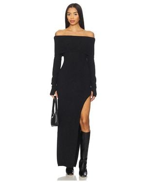 Seven Wonders Barly Off Shoulder Maxi Dress - Black