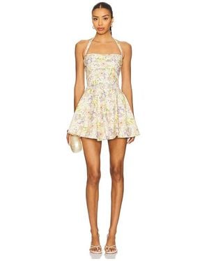 V. Chapman Elena Mini Dress - Natural