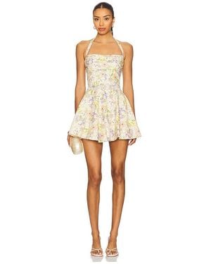 V. Chapman Elena Mini Dress - Natural