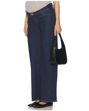 HATCH The Maternity Wide Leg Jeans - Blue