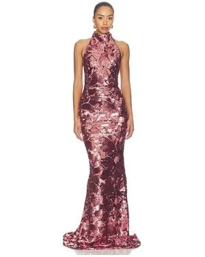 Zhivago No More Songs Gown - Red