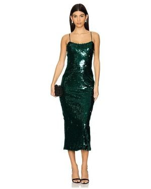 Runaway the Label Vesina Midi Dress - Green