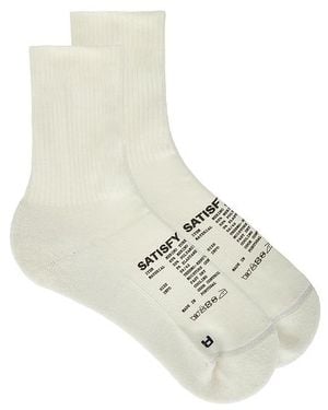 Satisfy Merino ソックス - ホワイト