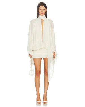 De La Vali Maite Mini Dress - White