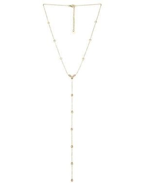 petit moments Stone Drop Lariat - Multicolor
