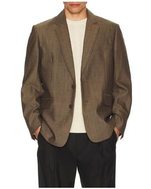 Percival Grounds Tailored Blazer - Brown