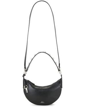 Polo Ralph Lauren Sport Calf Studded Crossbody Bag Small - Black