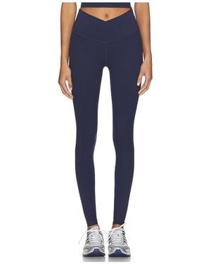 WellBeing + BeingWell Flowwell Callista Crossover Legging - Blue