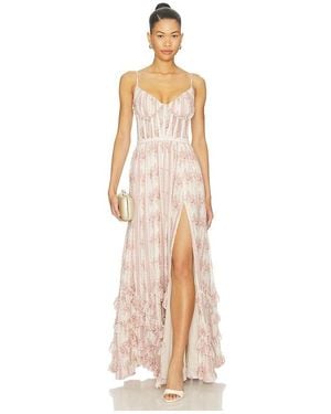V. Chapman Carmen Maxi Dress - Natural