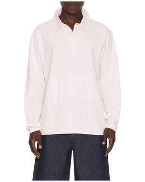 sunflower Heavy Jersey Rugby Polo - White