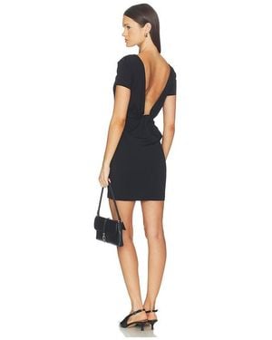 FRAME X Alexandra Leclerc The Monaco Mini Dress - Blue