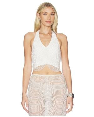 GIUSEPPE DI MORABITO Beaded Top - Natural