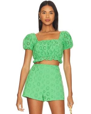 Lovers + Friends Leah Top - Green