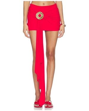 Cult Gaia Freesia Skirt - Red