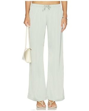 OW Collection Pantalón Lea En Color Verde Salvia Talla (También En Xs, S, M) - Blanco