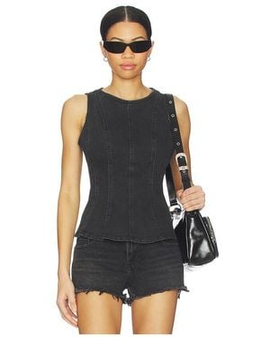 Levi's Leighton Peplum Top - Black