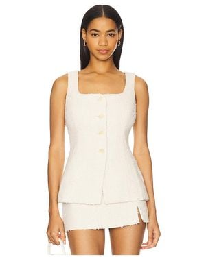 Astr Brunelle Vest - White