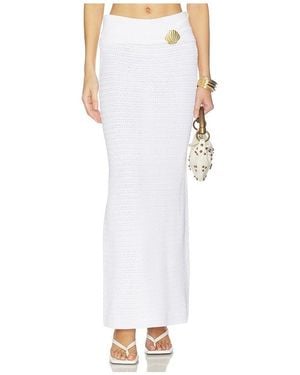 4th & Reckless Nala Crochet Skirt - White