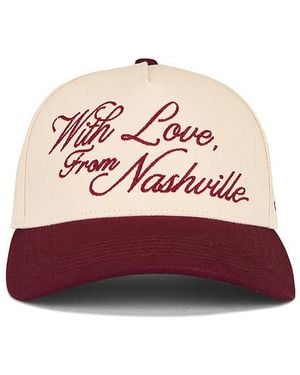 Rustler Hat Co. With Love From Nashville Hat - Red