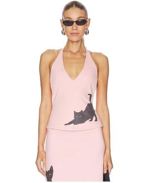 Tyler McGillivary Collector Halter Top - Pink