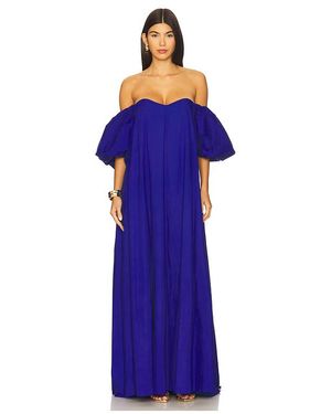 Caroline Constas Abendkleid Palmer - Blau