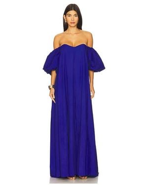 Caroline Constas Palmer Gown - Blue