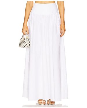 Susana Monaco Carryover Drop Waist Skirt - White