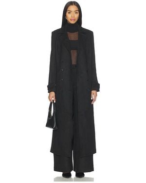 Bardot Abrigo Faux Suede En Color Negro Talla (También En S, Xs)