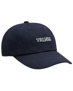Palmes Embroidered Logo Cap - Blue