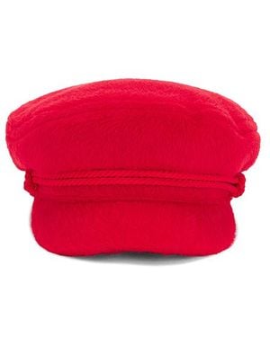 Brixton Fiddler Fisherman Cap - Red