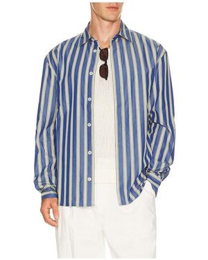 KROST Jordan Striped Shirt - Blue