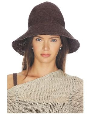 Janessa Leone Teagan Bucket Hat - White