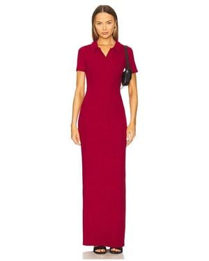 Lovers + Friends Margo Polo Maxi Dress - Red