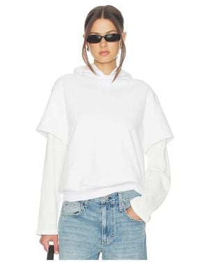 Still Here Sudadera 2Tee En Color Crema Talla (También En Xs, S, M, Xxl/2X) - Blanco