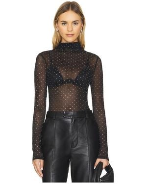 Misha Sandra Mesh トップ - ブラック