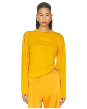 Leset James Oversized Crewneck - Yellow