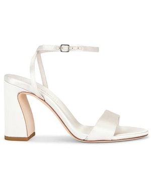 Loeffler Randall Malia Curved Heel Simple Sandal - White