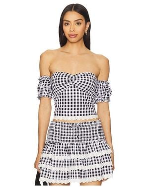 MAJORELLE Reece Top - White