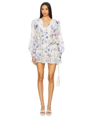 Line & Dot Fleur Mini Tiered Dress - Multicolour