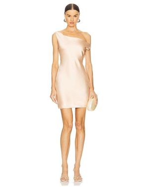 Norma Kamali Maria Drop Shoulder Mini Dress - Natural