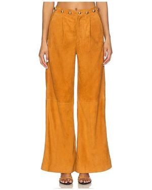 Urban Outfitters Dome Studded Wide Leg - Orange