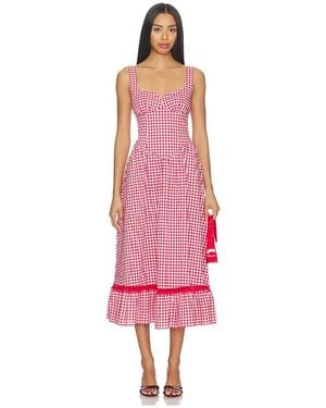 Peixoto Liam Midi Dress - Pink