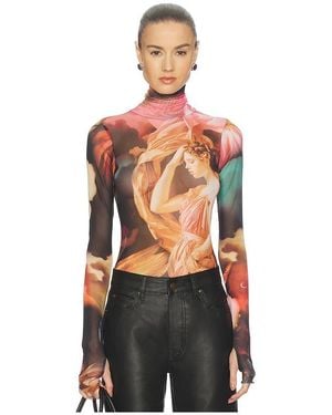 AFRM Body Milo En Color Naranja Talla (También En S, Xxs, Xs, Xl) - Multicolor