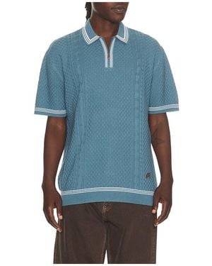 Malbon Navarro Polo En Color Azul Talla (También En S, M, Xl/1X)