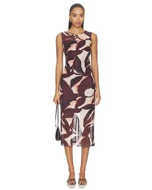 Sanctuary Desire More Mesh Cinch Dress - Multicolor