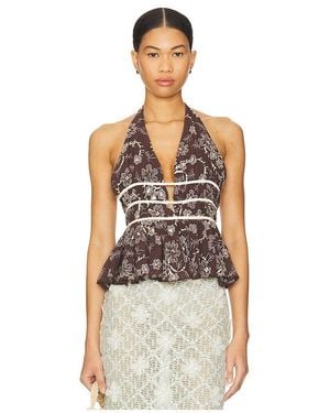 Siedres Minila Top - Brown