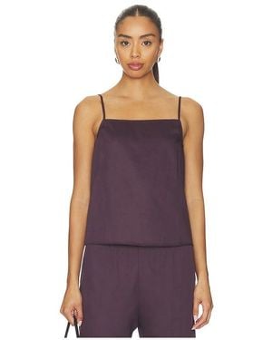 Leset Yoko Tie Back Top - Purple