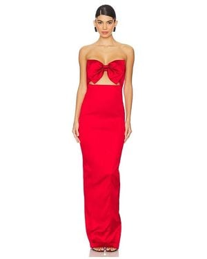 SAU LEE Esther Gown - Red