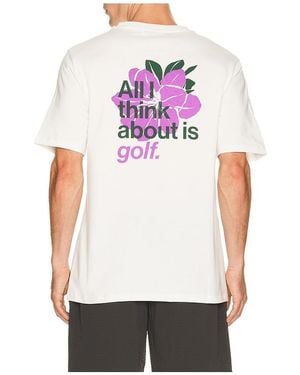 LEND All I Think About Is Golf Tee - Pink